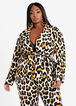 Leopard Print Utility Jacket, Tan image number 0