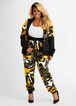 Camo Hi Rise Athleisure Joggers, Nugget Gold image number 2