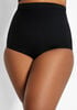 Seamless High Waist Shaping Brief, Black image number 3