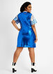 Sequin Jersey Mini Dress, Royal Blue image number 1