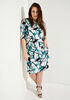 Splatter Print Knotted Dress, Multi image number 2