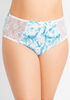 Tie Dye Micro & Lace Hipster Brief, Multi image number 0