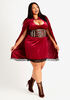 Red Riding Hood Halloween Costume, Red image number 3