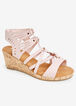Sole Lift Cutout Wide Width Wedges, Light Pink image number 0