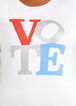 Glitter Vote Graphic Tee, White image number 1
