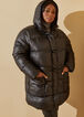 Toggle Hooded Puffer Coat, Black image number 3