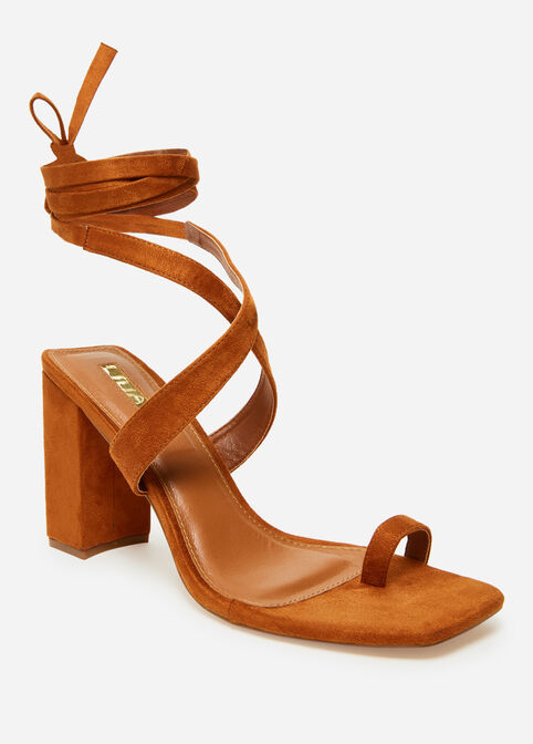 Strappy Medium Width Sandals, Tan image number 0