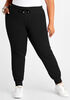 French Terry Athleisure Jogger, Black image number 0