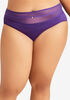 Micro & Mesh Hipster Panty, Acai image number 0