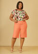 Twill Bermuda Shorts, LIVING CORAL image number 2