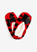 MeMoi Heart Faux Sherpa Slippers, Red image number 0