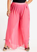 YMI Pink Sheer Cover Up Pants, Fuchsia image number 0