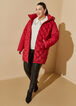 Quilted Puffer Coat, Red image number 0