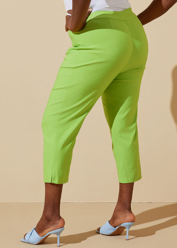 Power Twill High Rise Capris, Parrot Green image number 2