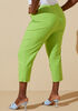 Power Twill High Rise Capris, Parrot Green image number 2