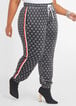 Plus Size Velour Track Pants  80s 2000 fashion Y2K Streetwear image number 0