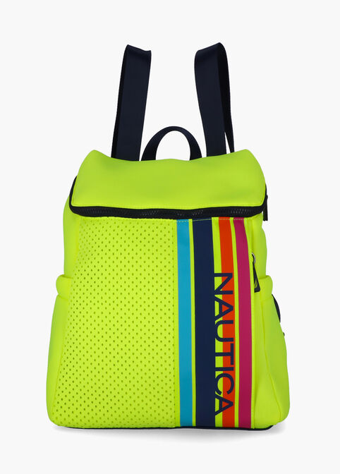 Trendy Designer Nautica Jetty Nylon Chic Logo Colorblock Backpack image number 0
