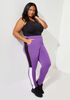 Seam Detailed Colorblock Pants, Purple Magic image number 2