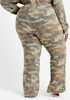 Cozy Lounge Printed Wide Leg Pant, Olive image number 1