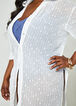 Beach Break Sequined Cover Up, White image number 2
