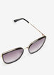 Gradient Cat Eye Sunglasses, Black image number 2