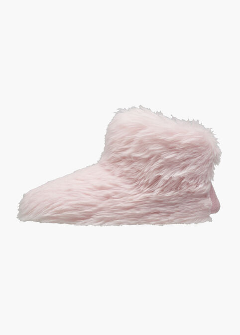 Nine West Fuzzy Faux Fur Booties, Pink image number 1