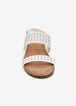 Sole Lift Jewel Wide Width Sandals, White image number 3