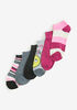Just Me 6Pk Knit Ankle Socks, Multi image number 0