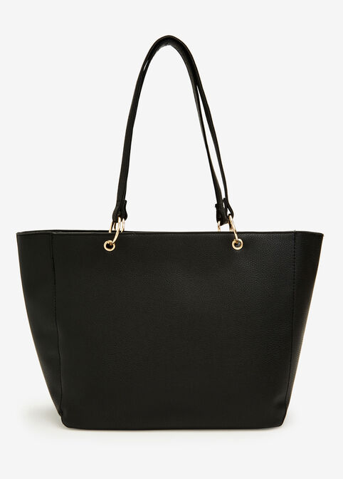 Bebe Julian Tote w/ Pouch, Black image number 1