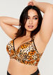 Animal Plunge Butterfly Bra, Brown Animal image number 0