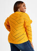 Open Knit Ruffle Sleeve Sweater, SUNFLOWER image number 1