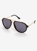 Square Oversize Sunglasses, Black image number 1