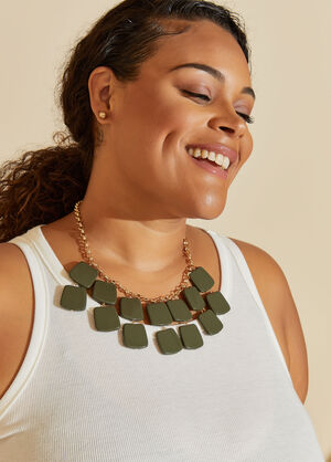 Two Tone Necklace & Earrings Set, Deep Depths image number 0