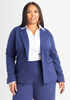 Navy Power Ponte 1 Button Blazer, Peacoat image number 2
