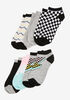 Just Me Assorted 6Pk Ankle Socks, Multi image number 0