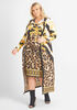 Status And Leopard Print Dress, Black Animal image number 2