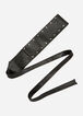 Studded Faux Leather Wrap Belt, Black image number 1