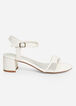 Strappy Wide Width Sandals, White image number 2