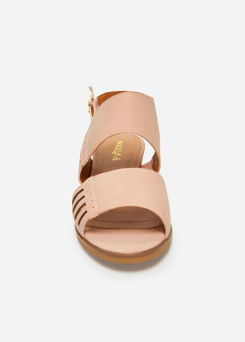 Sole Lift Wide Width Cutout Sandal, Light Pink image number 4