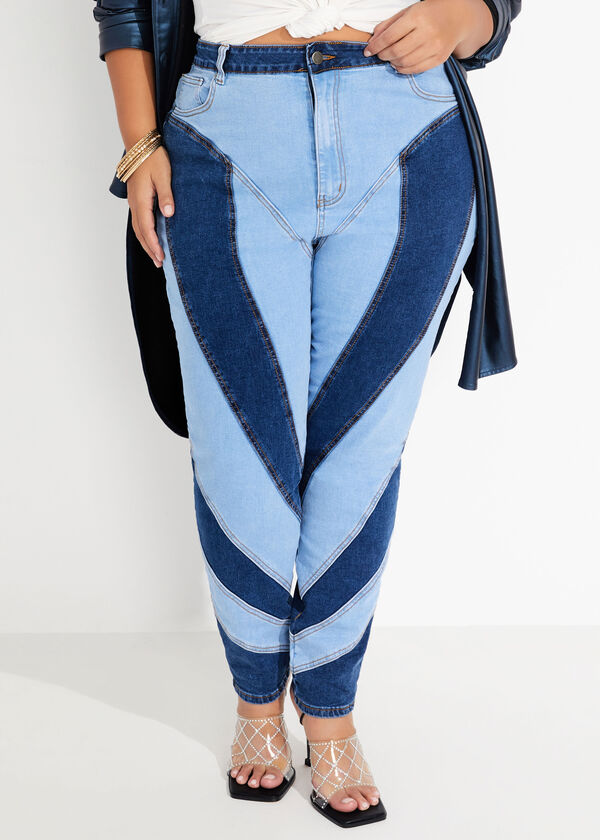 The Alanna Skinny Jeans, Denim Blue image number 2