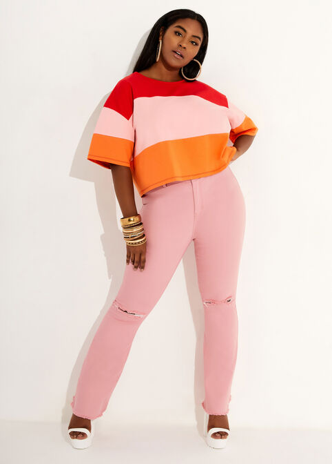The Michelle Top, Pink image number 0