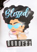 Blessed Goddess Graphic Tee, White image number 1