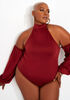 The Giovanna Bodysuit, Burgundy image number 1
