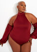 The Giovanna Bodysuit, Burgundy image number 1