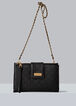 Trendy Bebe Melissa Embossed Saffiano Crossbody Faux Leather Handbags image number 0