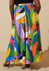 Printed Belted Maxi Skirt, Multi image number 1