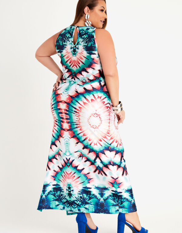 Printed Jersey Maxi Dress, Multi image number 1