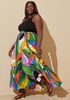 Printed Belted Maxi Skirt, Multi image number 2