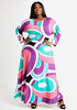 Tall Swirl Dolman Sleeve Maxi Dress, Multi image number 0