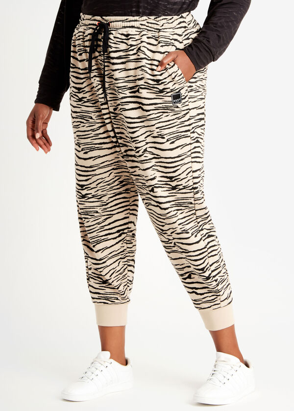 DKNY Sport Tiger Relaxed Joggers, Tan image number 0